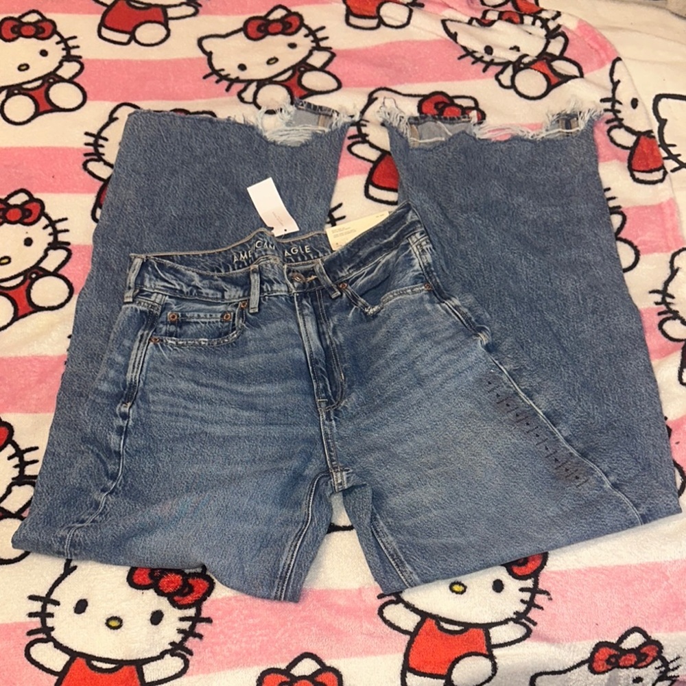 American Eagle Outfitters High Rise Blue Jeans